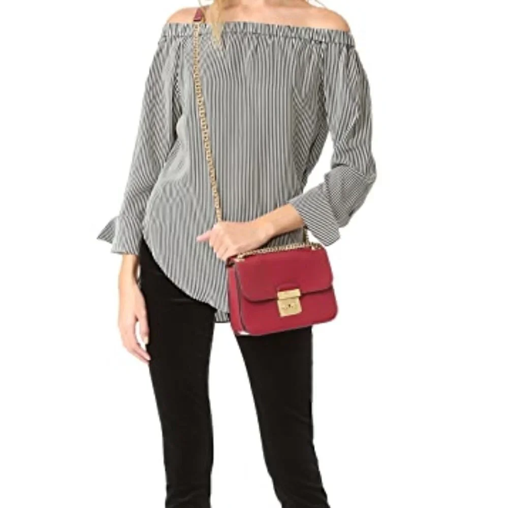 Michael Kors Sloan Editor Chain Shoulder Bag NWT